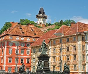 Graz mit Uhrturm