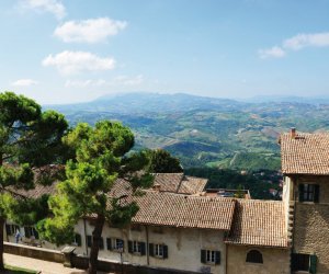 Blick über die Dächer von San Marino