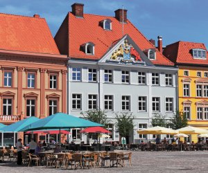 Straßencafes in Stralsund