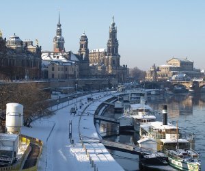 Dresdner Dampfer im Winter
