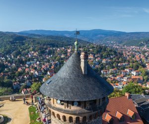Blick vom Schloss auf Wernigerode