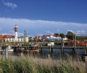 Hafen in Gollwitz auf der Insel Poel