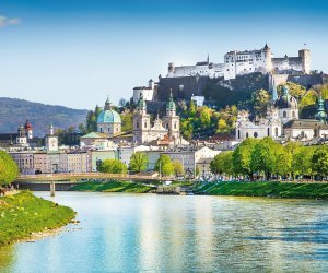 Festung Hohensalzburg und Salzach