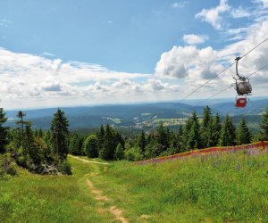 Seilbahn am Ochsenkopf im Fichtelgebirge