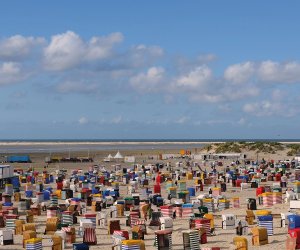 Am Strand von Borkum