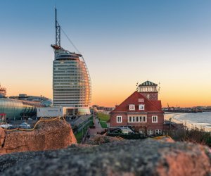 Sonnenuntergang in Bremerhaven