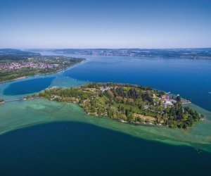 Blick auf die Insel Mainau