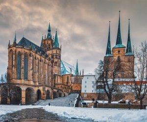Erfurter Dom im Winter