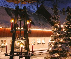 Weihnachtspyramide in Seiffen