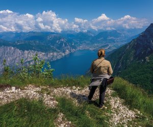 Blick vom Monte Baldo zum Gardasee