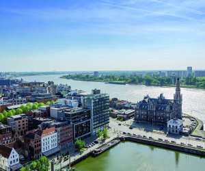 Blick auf Antwerpen