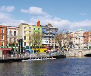 River Liffey und O´Connel Bridge in Dublin