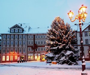 Domplatz in Wetzlar zur Weihnachtszeit