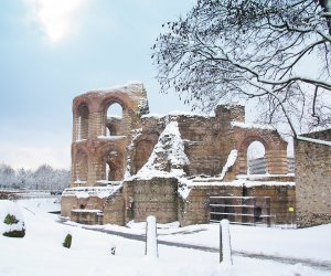 Kaiserthermen im Winter