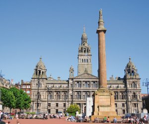 George Square und Stadtverwaltung in Glasgow
