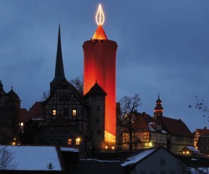 Die größte Kerze der Welt - Burg Schlitz
