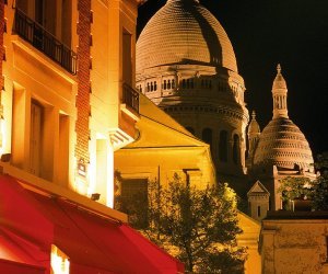Abends am Montmartre in Paris